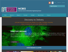 Tablet Screenshot of ncbes.nuigalway.ie
