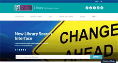 Desktop Screenshot of library.nuigalway.ie